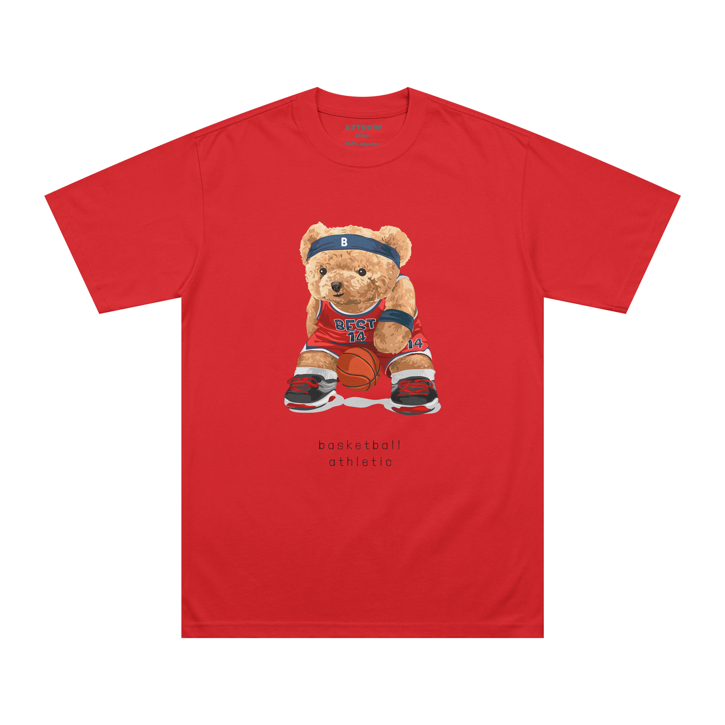 Teddy bear basketball camiseta