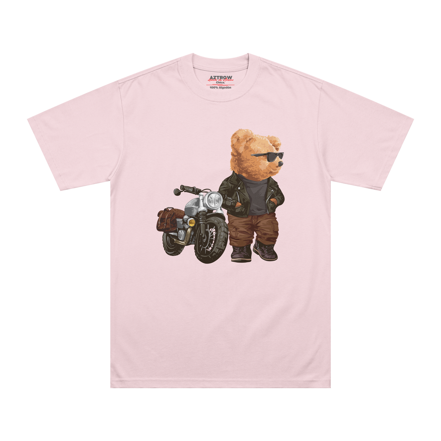 Teddy bear biker camiseta