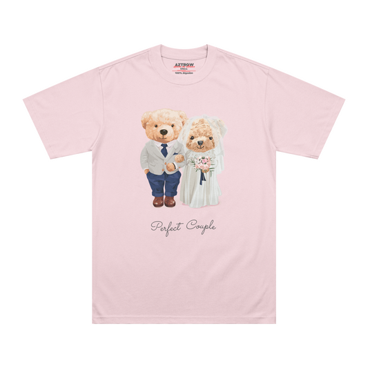 Teddy bear perfect couple camiseta