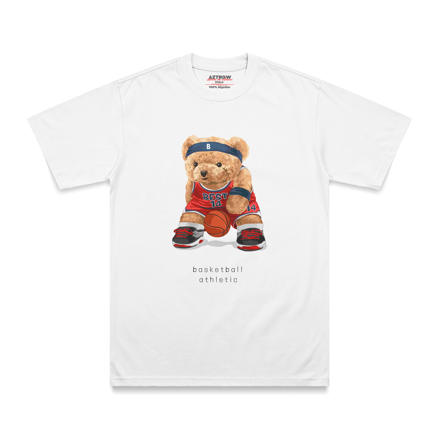 Teddy bear basketball camiseta