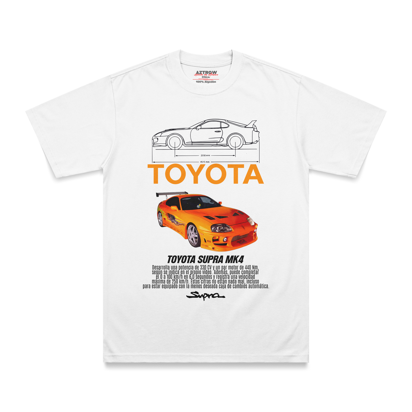 Toyota supra camiseta