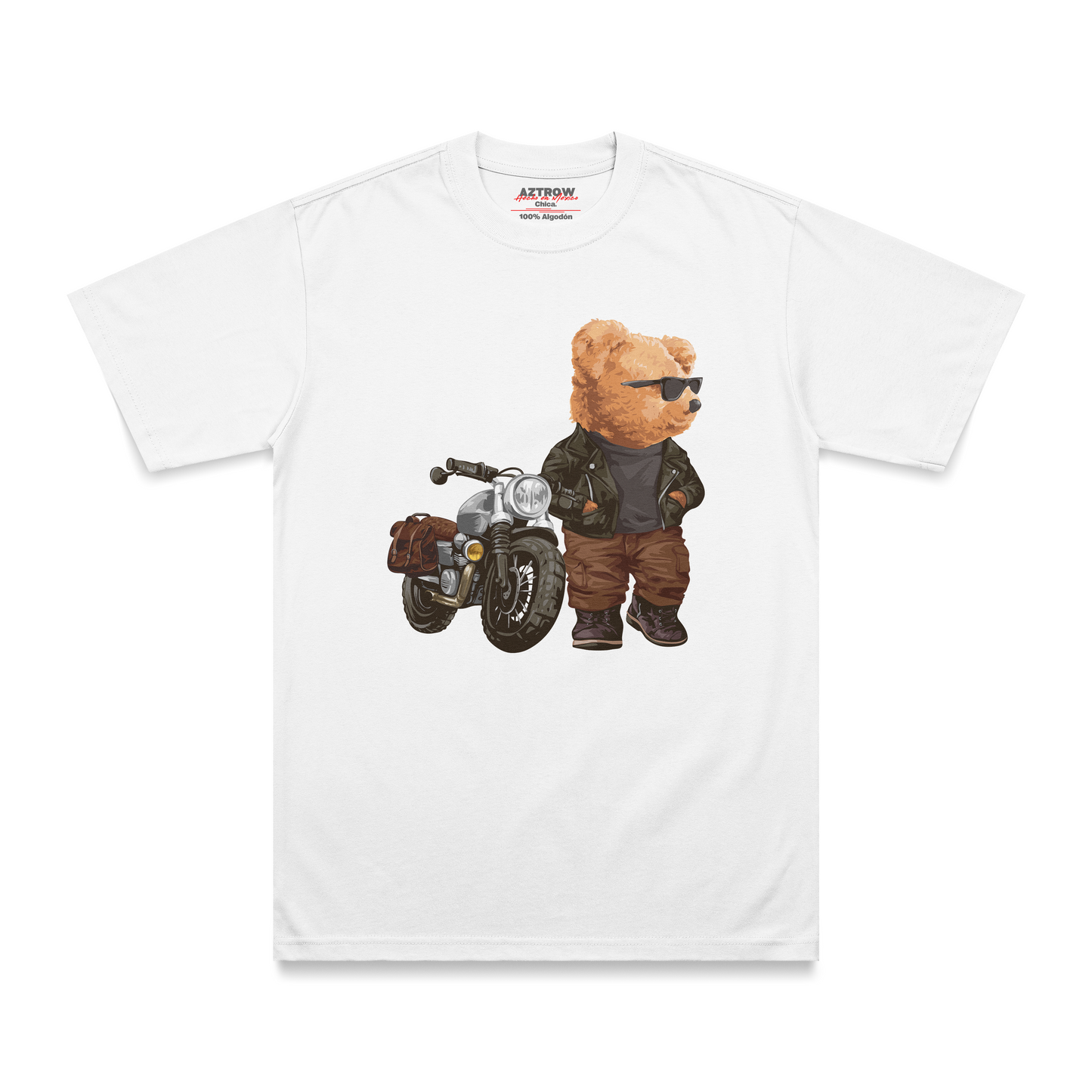 Teddy bear biker camiseta