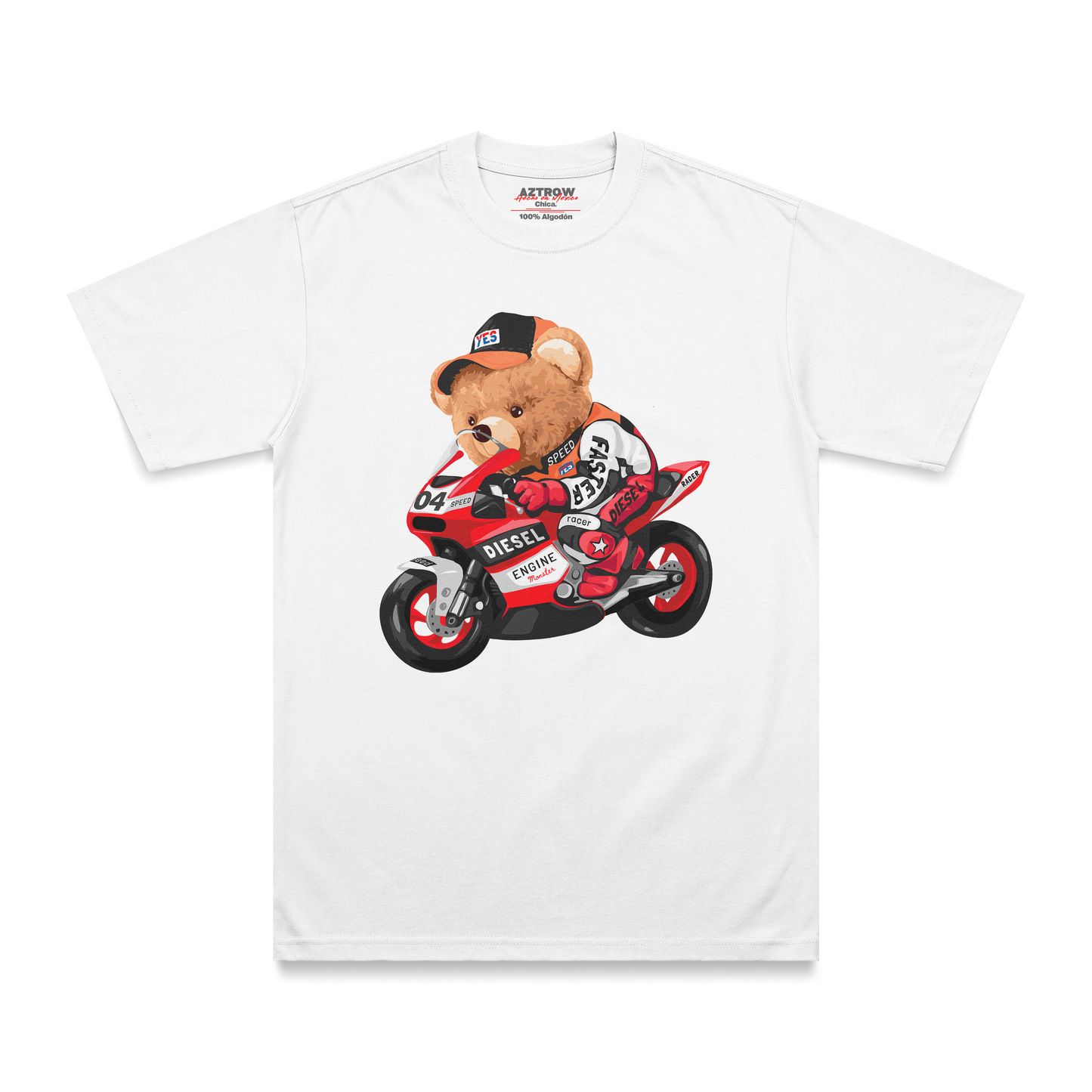 Teddy bear biker camiseta