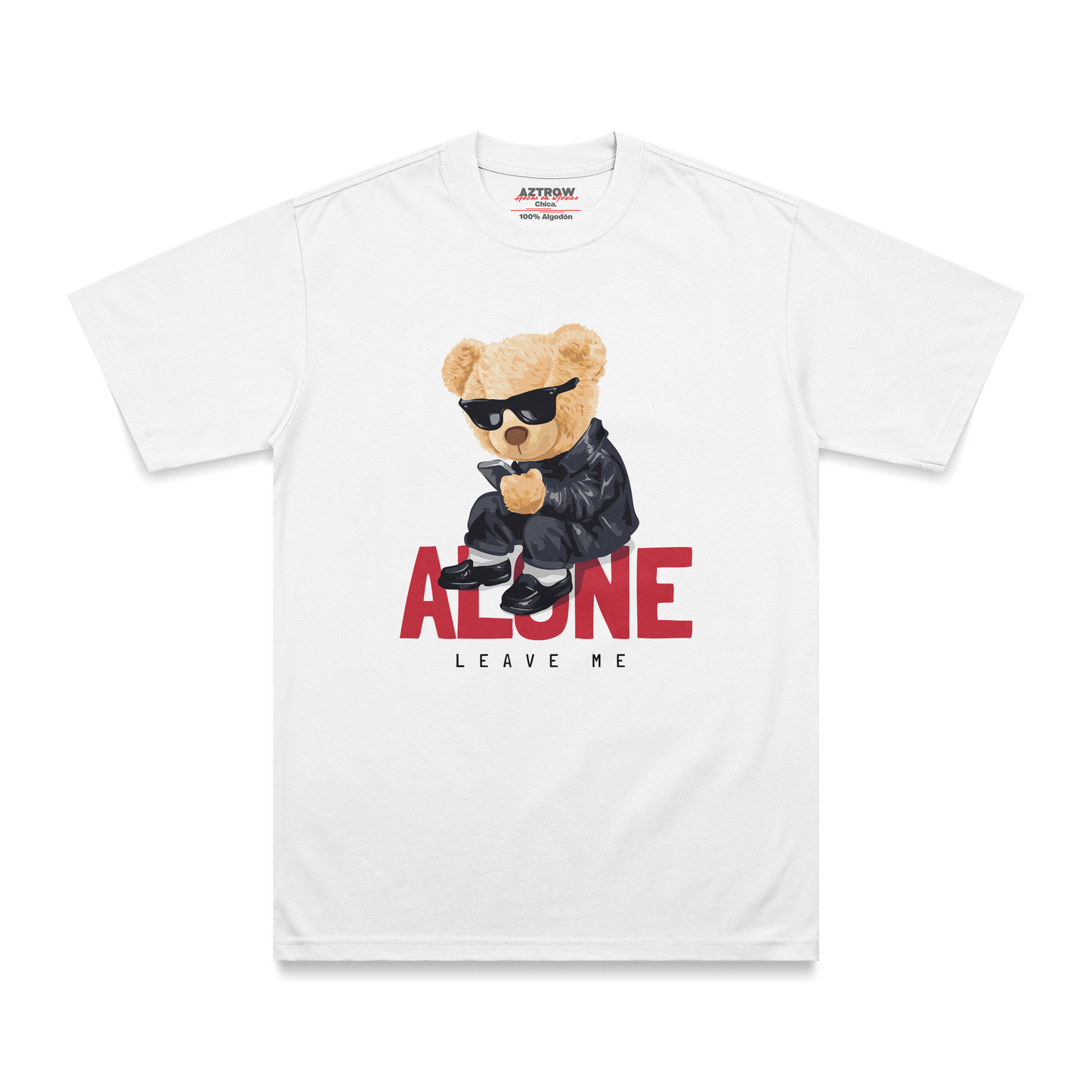 Teddy bear leave me alone camiseta