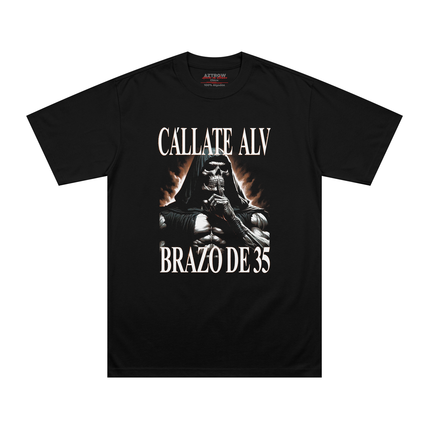 Cállate alv brazo de 35 camiseta