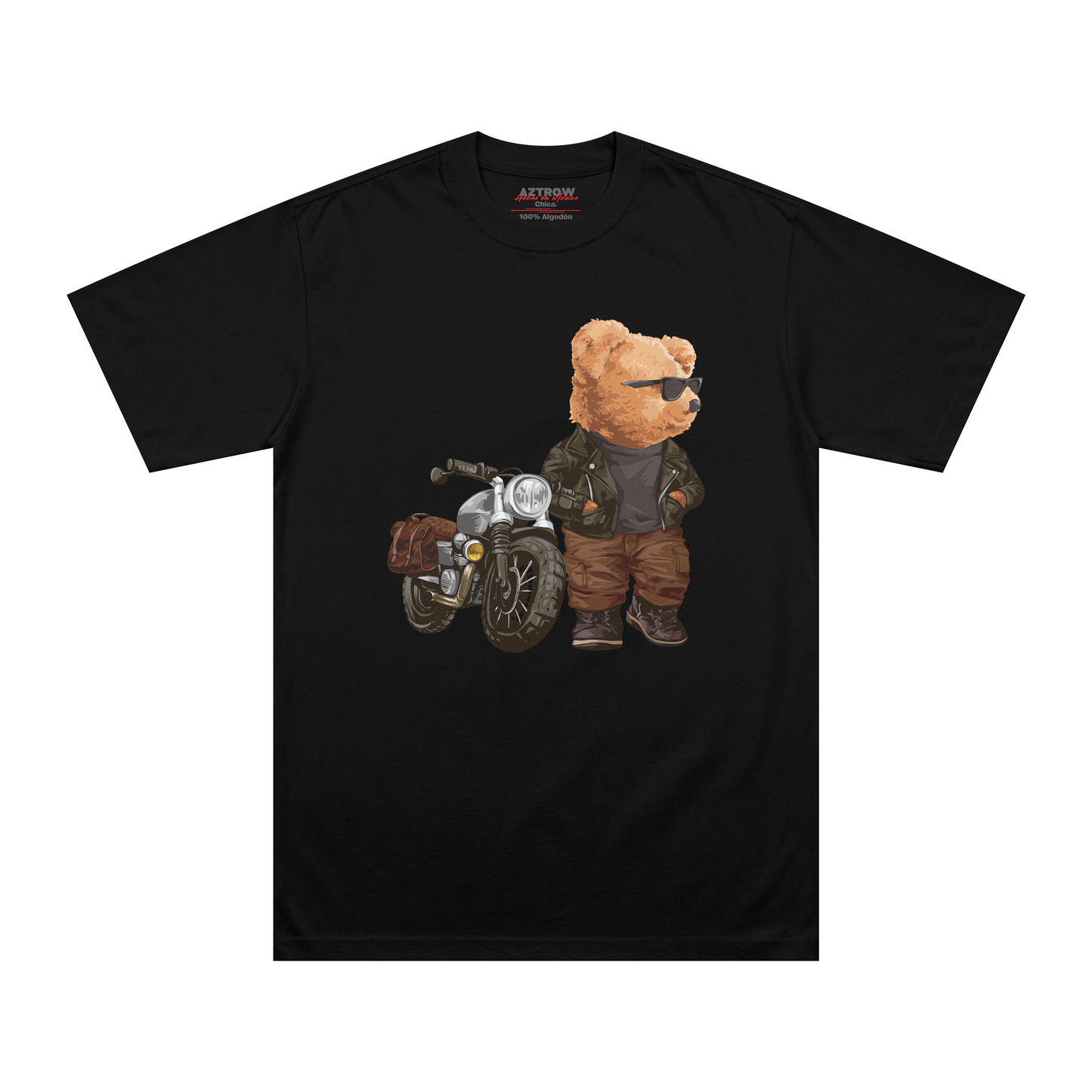 Teddy bear biker camiseta