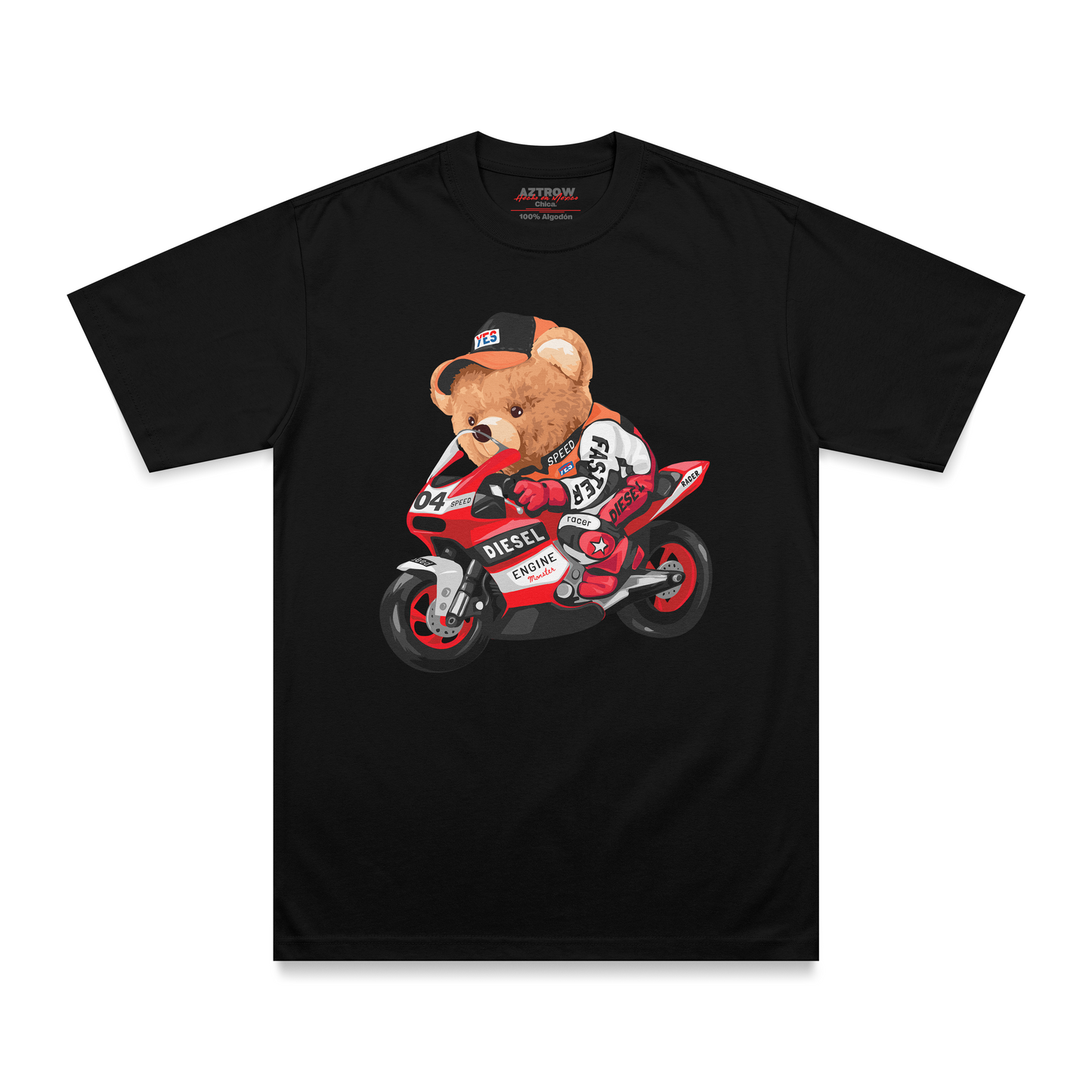 Teddy bear biker camiseta