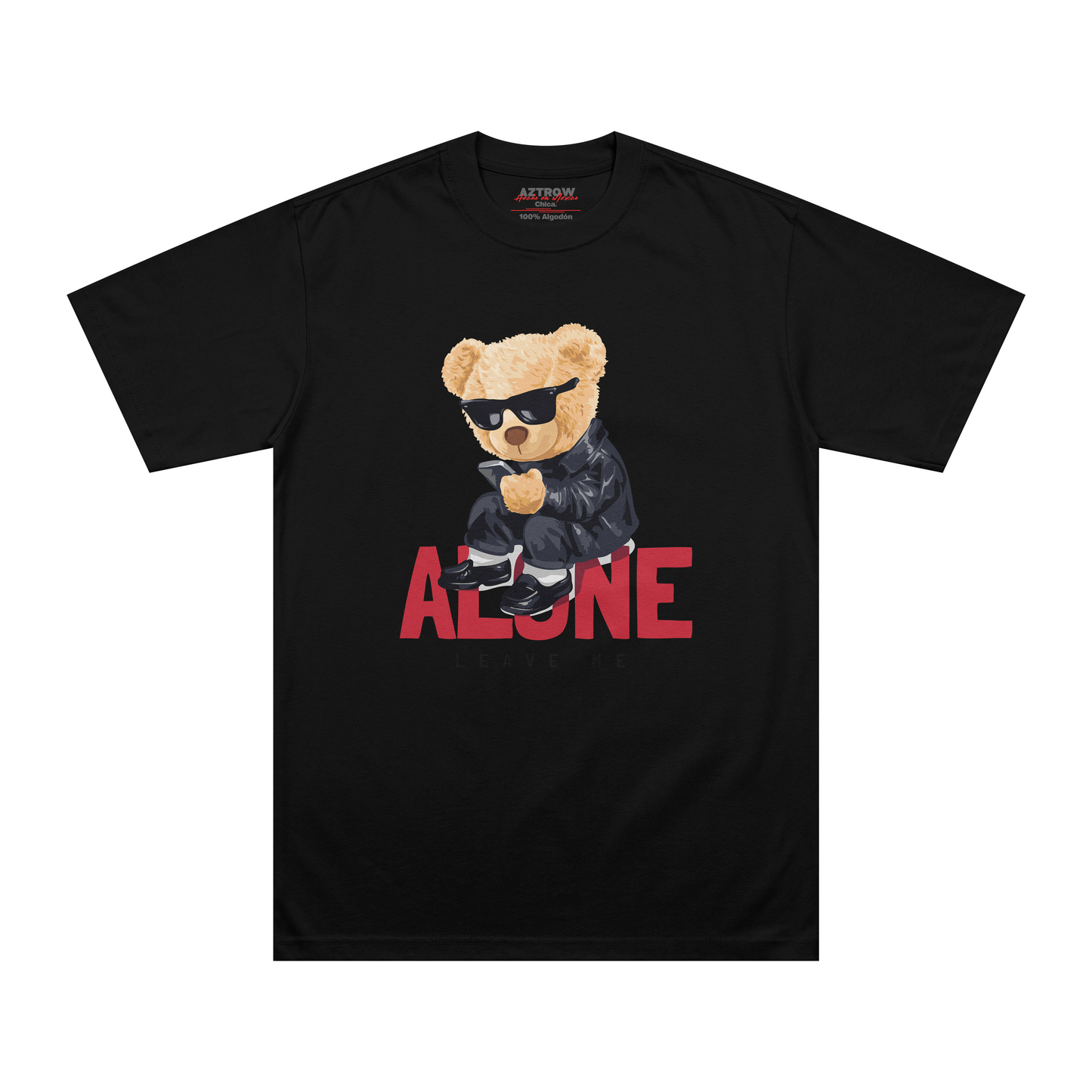 Teddy bear leave me alone camiseta