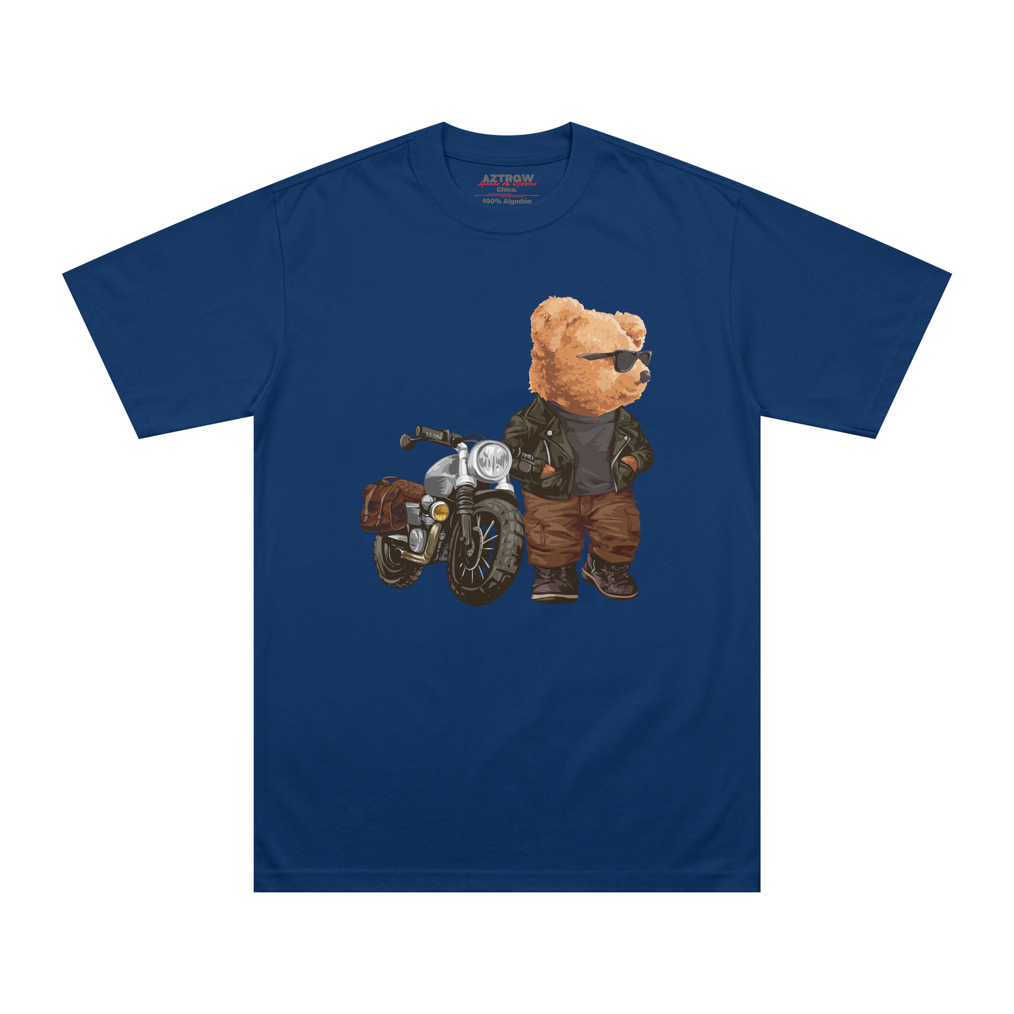 Teddy bear biker camiseta