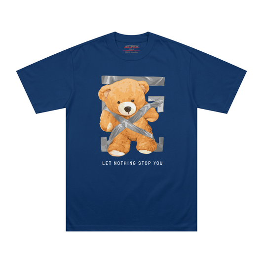 Teddy bear leth nothing stop you camiseta