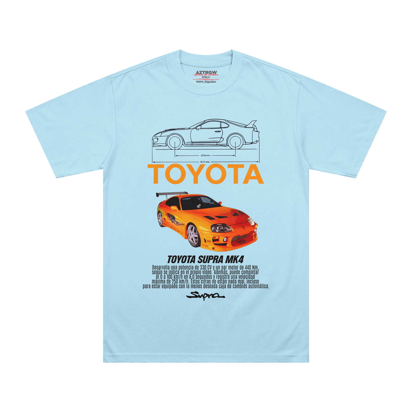 Toyota supra camiseta