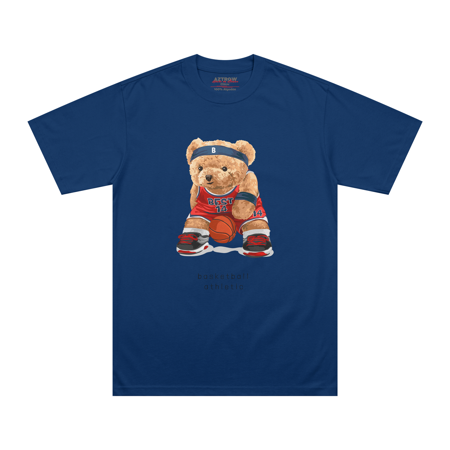 Teddy bear basketball camiseta