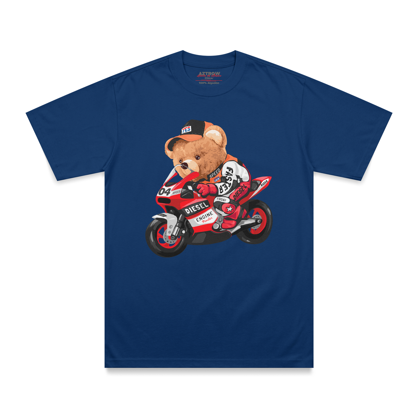 Teddy bear biker camiseta