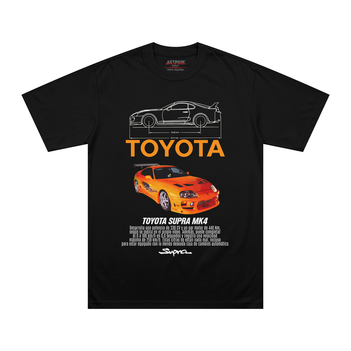 Toyota supra camiseta