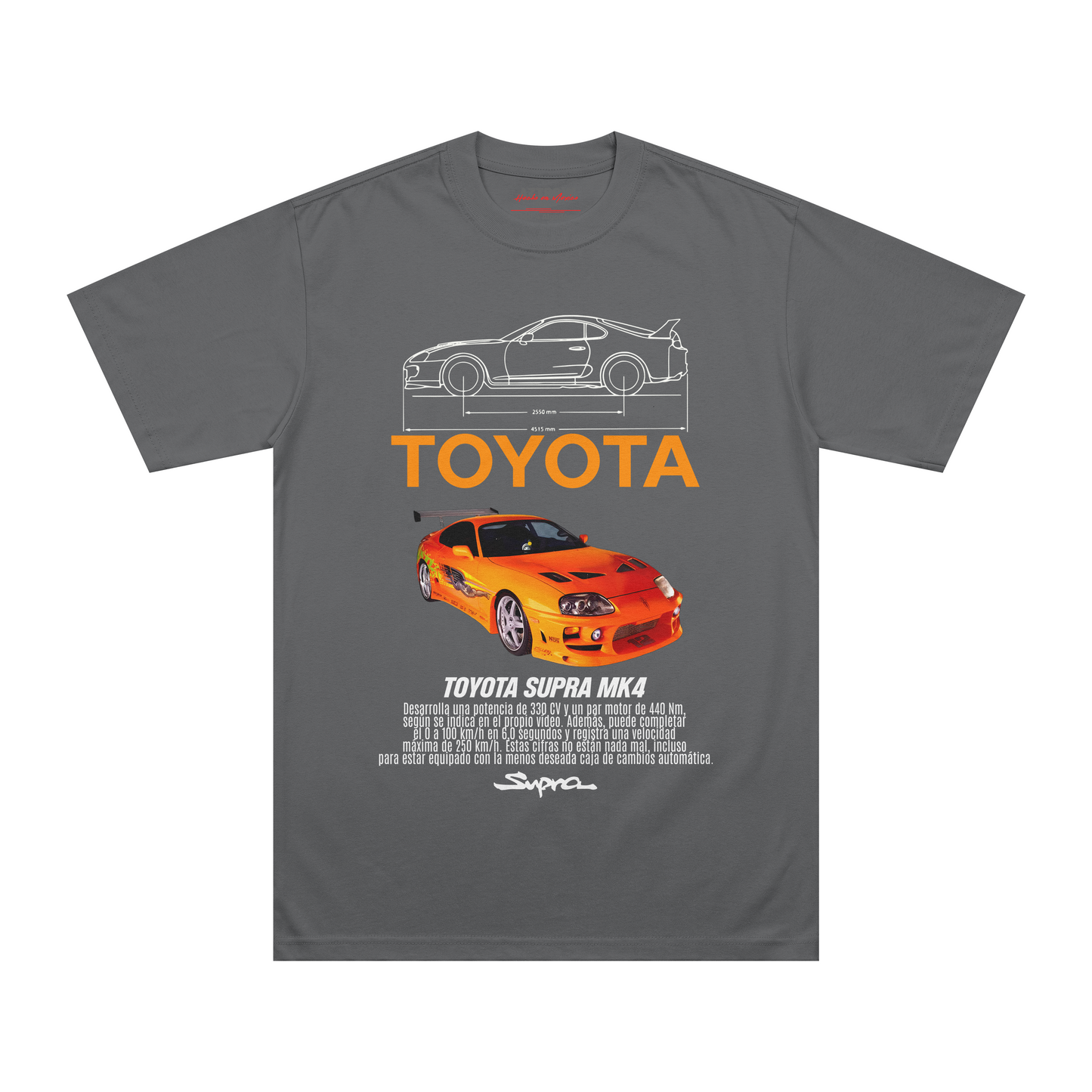 Toyota supra camiseta