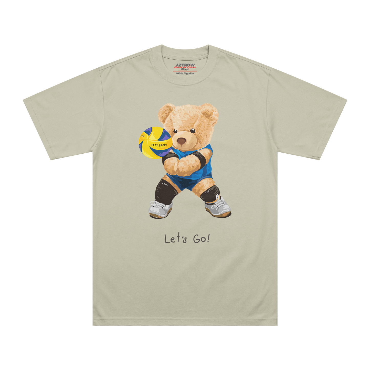 Teddy bear let's go camiseta