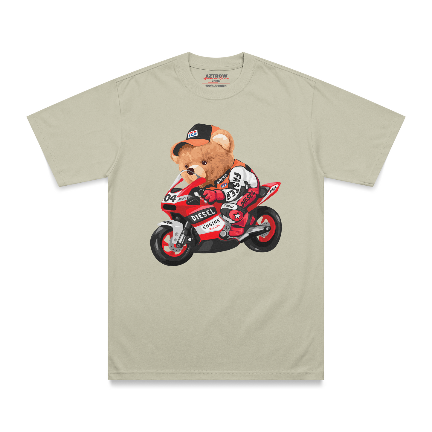 Teddy bear biker camiseta