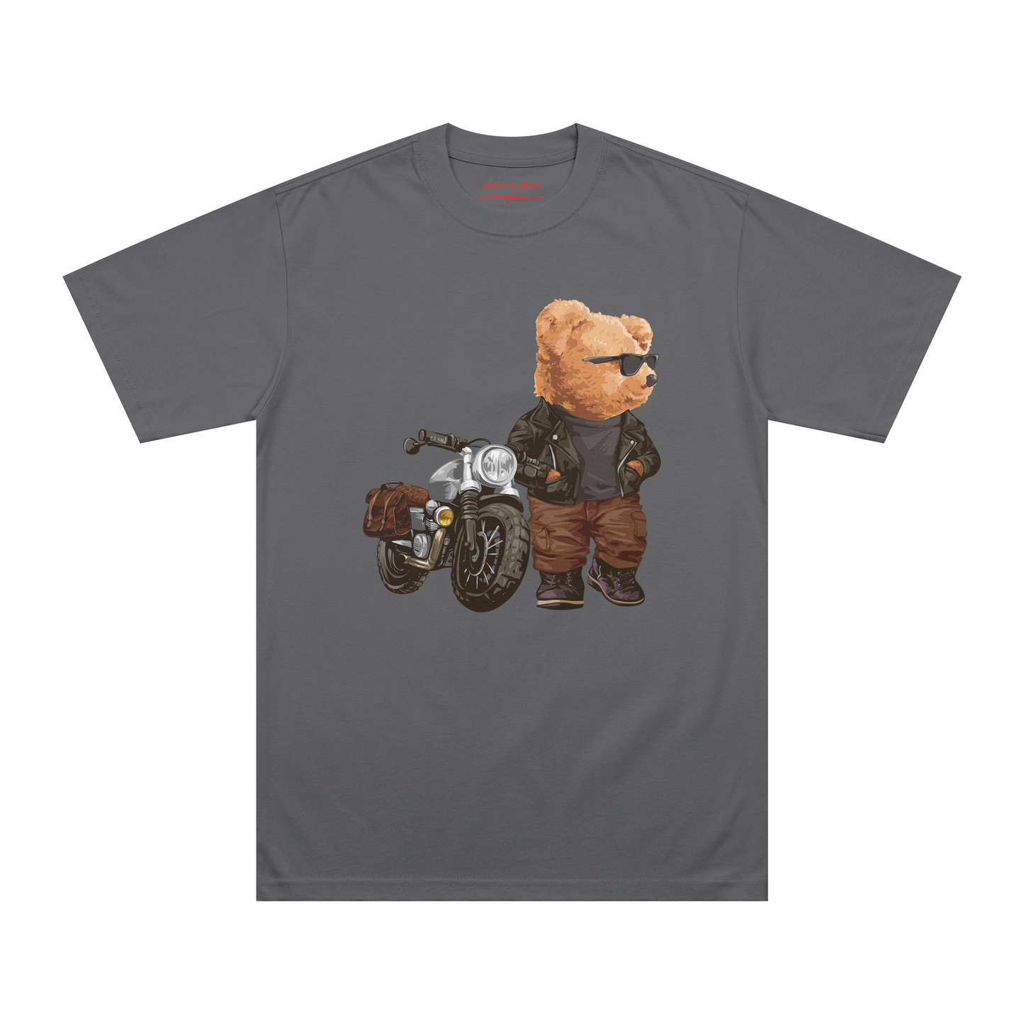 Teddy bear biker camiseta