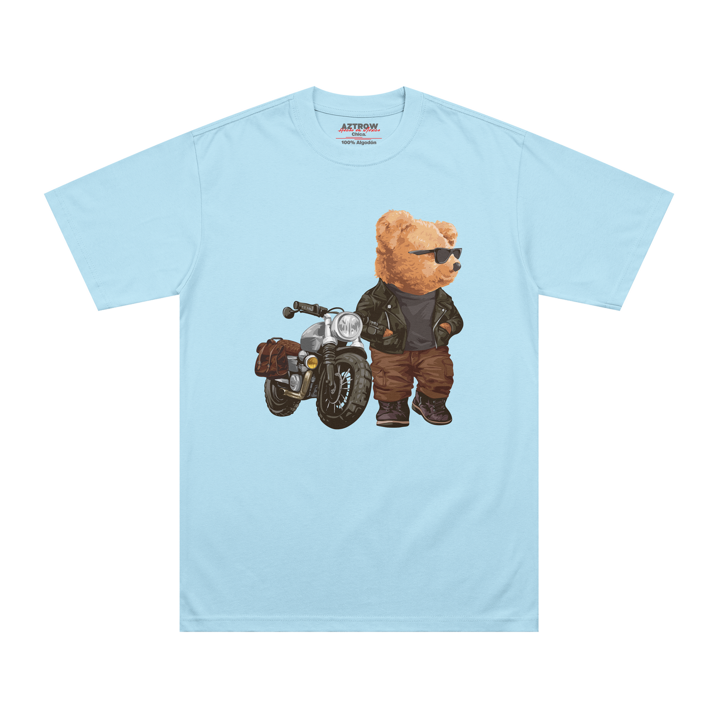 Teddy bear biker camiseta