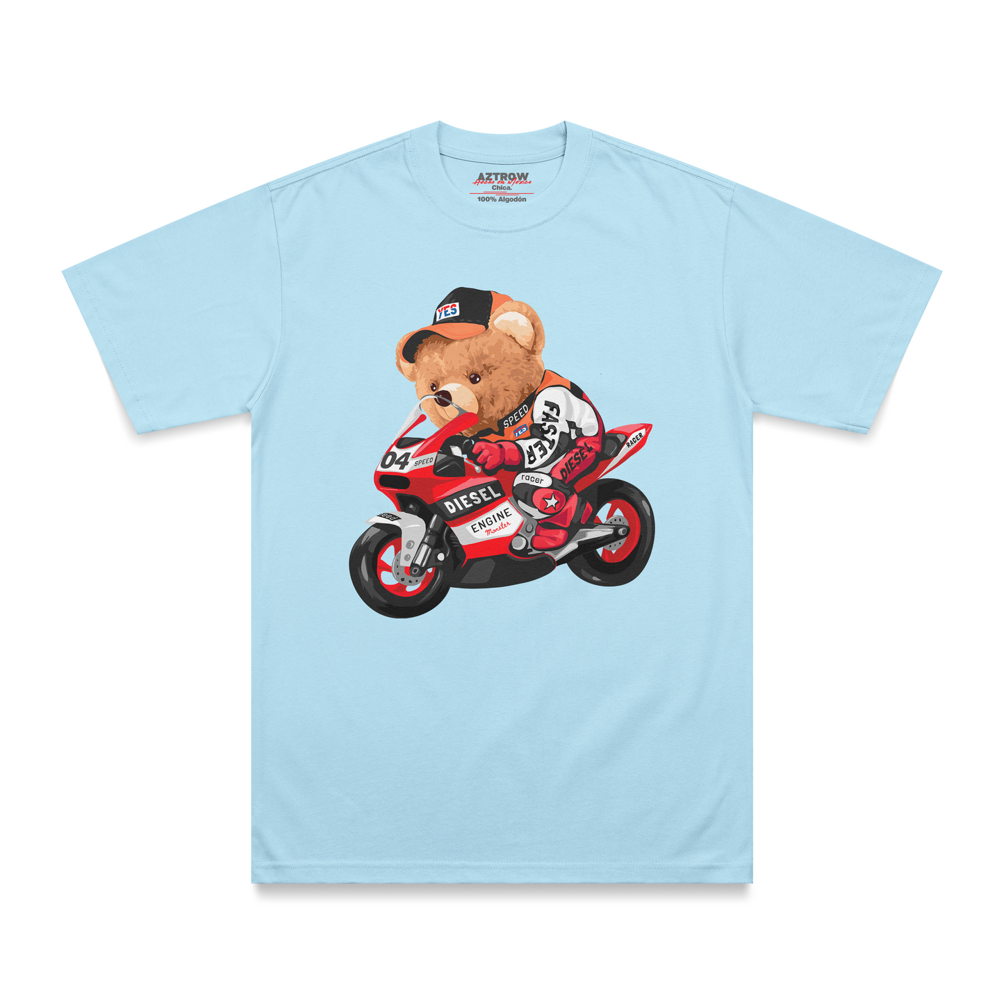 Teddy bear biker camiseta