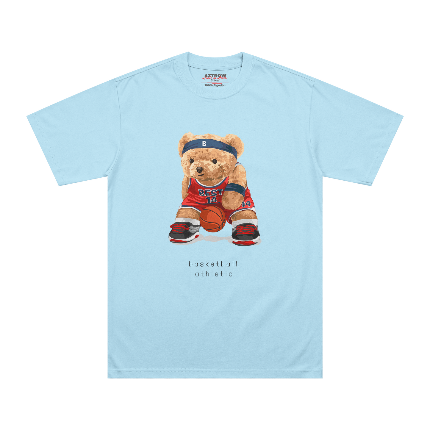 Teddy bear basketball camiseta