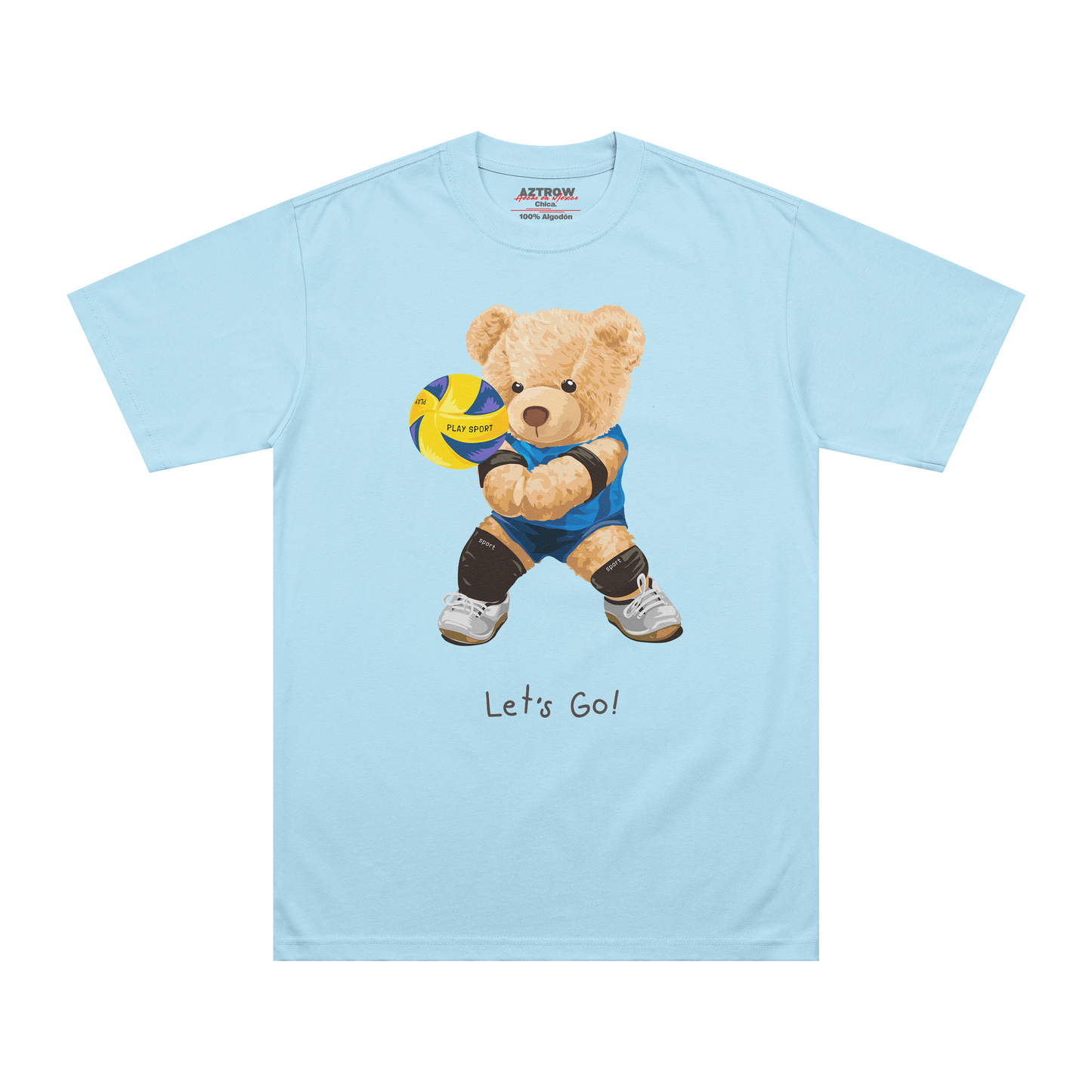 Teddy bear let's go camiseta