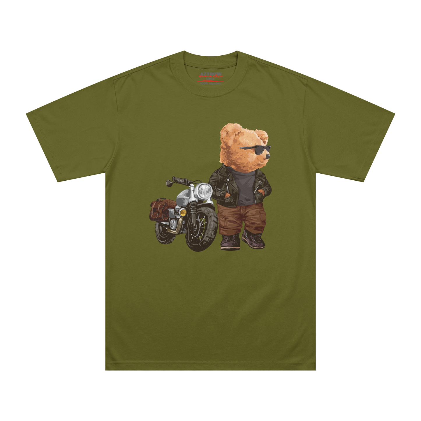 Teddy bear biker camiseta